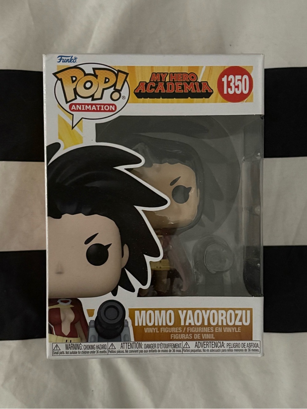 momo yaoyorozu with cannon #1350 my hero academia funko pop! vinyl figure